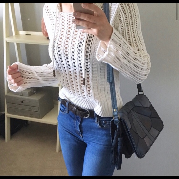 Cream/Off White Knit Sweater - Picture 4 of 7